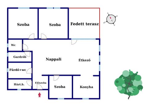 Eladó Ház 6000 Kecskemét ENERGIATAKARÉKOS fűtéssel ÚJ CSALÁDI HÁZ A PETŐFIVÁROS mellett!