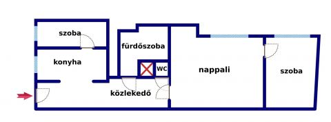 Eladó Lakás 1072 Budapest 7. kerület 2021-ES FELÚJÍTÁS - DOHÁNY UTCA - KERTRE NÉZŐ