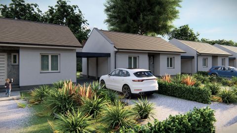 Eladó Ház 2700 Cegléd 65 m2-es új-építésű, nappali + 2 szobás, hőszivattyús családi ház 735 m2-es telken