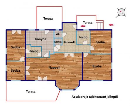Kiadó Lakás 1021 Budapest 2. kerület Kuruclesnél kiadó elegáns villalakás kertkapcsolattal