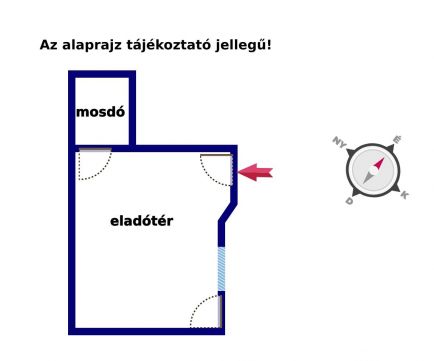 Eladó Üzlethelyiség 2030 Érd Érd Budai ut 4