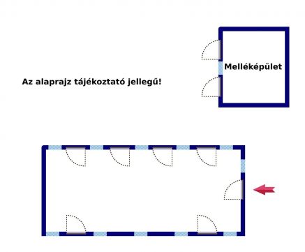 Eladó Ház 6000 Kecskemét Borbás - ÖREGEK OTTHONÁNAK MEGFELELŐ ÉPÜLET