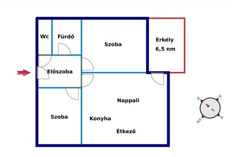 Eladó Lakás 4400 Nyíregyháza Nyíregyháza Malomkert