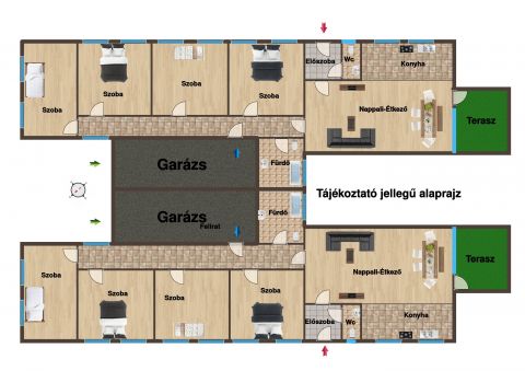 Eladó Ház 2112 Veresegyház Nappali + 4 hálószobás, újépítésű, hőszivattyús ház + garázs