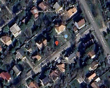 Eladó Telek 1028 Budapest 2. kerület Széphalom városrészben, csendes utcában építési telek Eladó