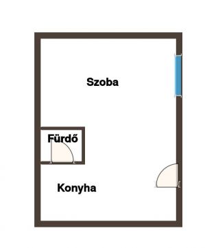 Eladó Lakás 1089 Budapest 8. kerület Befektetésre, első lakásnak jó közlerkedés mellett