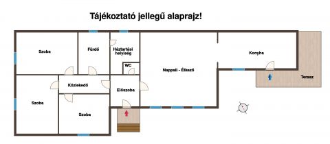 Eladó Ház 2364 Ócsa 3 szoba+nappalis, újéptésű, önálló családi ház