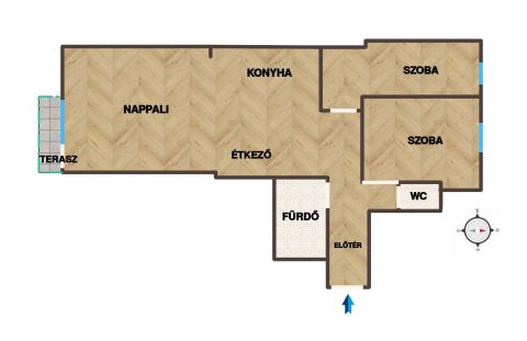 Eladó Lakás 1123 Budapest 12. kerület 12kerület Déli pályaudvarnál eladó költözhető teraszos lakás
