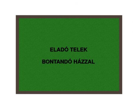 Eladó Telek 3718 Megyaszó Telek bontandó házzal eladó