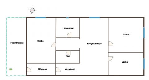 Eladó Ház 4034 Debrecen Belváros közeli családi ikerház