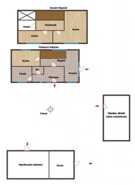 Eladó Ház 6078 Jakabszállás FELÚJÍTOTT 87 M2-ES CSALÁDI HÁZ SAROKTELKEN 