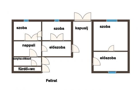 Eladó Ház 6455 Katymár központban