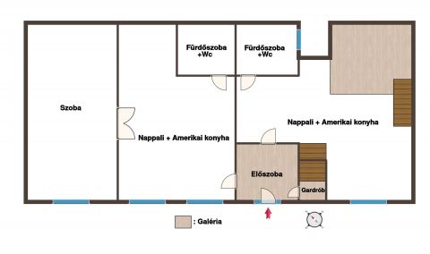 Eladó Lakás 1066 Budapest 6. kerület Dessewffy utca dupla komfortos, két lakásként is használható