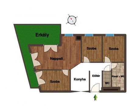 Eladó Lakás 1138 Budapest 13. kerület Meder utca