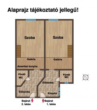 Eladó Lakás 1076 Budapest 7. kerület Sajó utca - emeleti, utcai, felújított két lakás-szuper áron