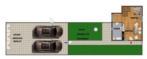 Eladó Lakás 1201 Budapest 20. kerület Felújított,azonnal költözhető,gk beálló,udvar 3-as lakás