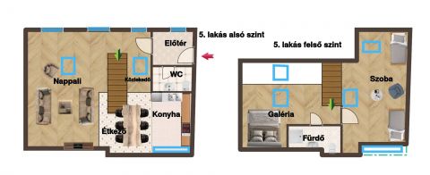 Eladó Lakás 1065 Budapest 6. kerület , Nagymező utca