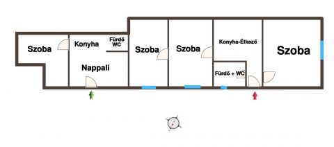 Eladó Ház 6100 Kiskunfélegyháza Háromszobás ház lakható melléképülettel 