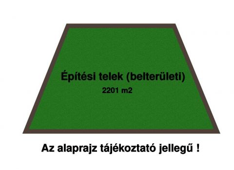 Eladó Telek 2251 Tápiószecső Közművesített építési telek 