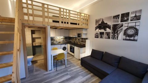 Eladó Lakás 1115 Budapest 11. kerület 2022-ben felújított garzonlakás a Karinthy Színház közelében