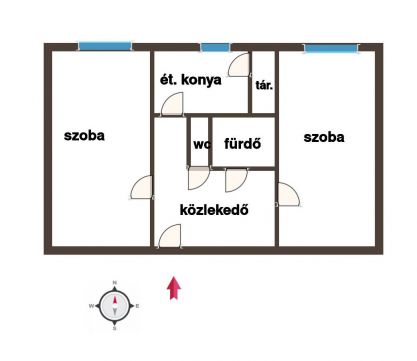 Eladó Lakás 6200 Kiskőrös ELADÓ KISKŐRÖSÖN A LUTHER MÁRTON TÉREN EGY 1 EM. LAKÁS!!!