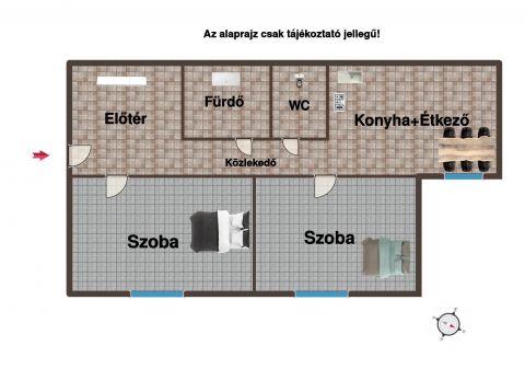Eladó Lakás 1203 Budapest 20. kerület Hársfa sétányon teljesen felújított 2 szobás lakás eladó