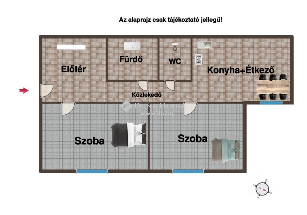 1203 Budapest 20. kerület , Hársfa sétányon teljesen felújított 2 szobás lakás eladó — 1/16