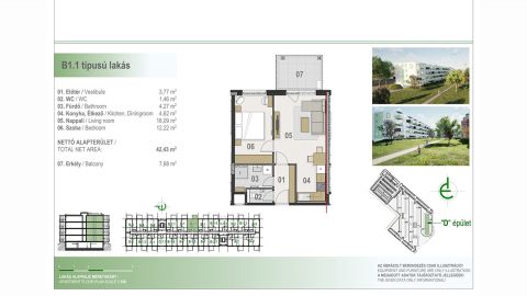 Eladó Lakás 4030 Debrecen , MODERN, FIATALOS ÚJ LAKÁSOK