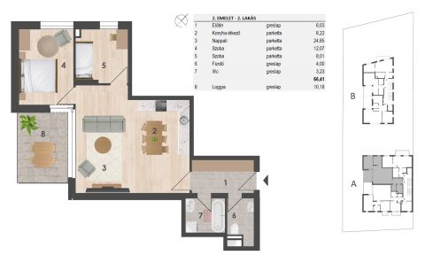 Eladó Lakás 1145 Budapest 14. kerület , Zella Park Homes