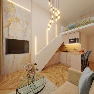 Eladó Lakás 1072 Budapest 7. kerület , Teljes körűen felújított , galériázott 2. emeleti garzonok