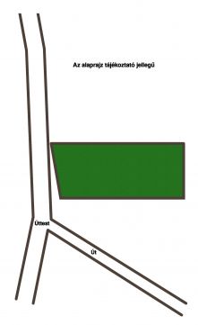Eladó Telek 2373 Dabas Dabas csendes, városszéli aszfaltozott utcája