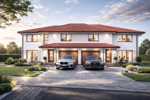 Eladó Ház 1224 Budapest 22. kerület , Budafokon eladó új építésű ikerház