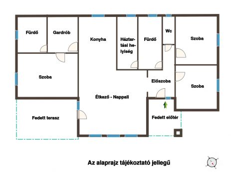 Eladó Ház 2340 Kiskunlacháza Kiskunlacházán újépítésű 3 hálószobás önálló családi ház