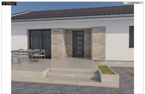 Eladó Ház 2375 Tatárszentgyörgy A nyugalom szigetén modern kivitelezésű A+-os, 92 m2-es ház