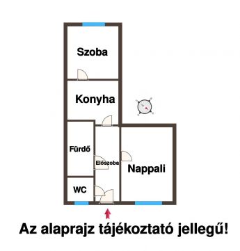 Eladó Lakás 1097 Budapest 9. kerület Felújított garzon lakás saját kertrésszel