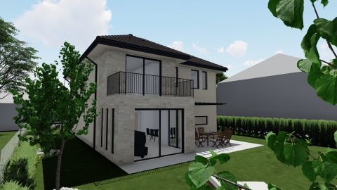 Eladó Ház 1161 Budapest 16. kerület , SASHALOM, ÚJ ÉPÍTÉSŰ, N+4 SZOBÁS, 168m2-es, KÉTSZINTES HÁZ