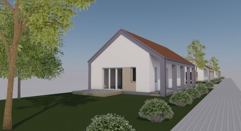 Eladó Ház 2465 Ráckeresztúr , Nappali + 3 szobás önálló ház idei átadással (C.épület)