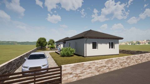 Eladó Ház 6000 Kecskemét Kiskertekben újép.72nm N+2szoba, 17nm terasz, 22nm gk.beálló