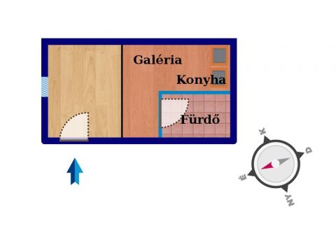 Kiadó Lakás 1067 Budapest 6. kerület Eötvös utca, Oktogon közelében 