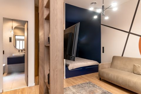 Kiadó Lakás 1066 Budapest 6. kerület , Mozsár utcában,modern, igényesen felújított garzon