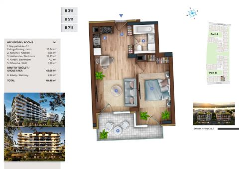 Eladó Lakás 1138 Budapest 13. kerület 