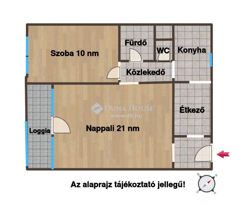 1112 Budapest 11. kerület , Panelprogramos 51 nm-es, 2 szobás, erkélyes lakás — 1/12