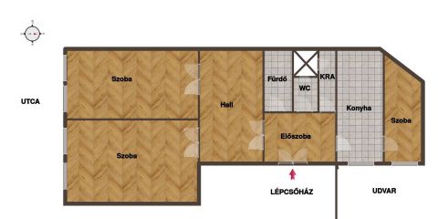 Eladó Lakás 1065 Budapest 6. kerület Bajcsy-Zsilinszky úton-jó állapotú,nagypolgári-akár 2lakássá