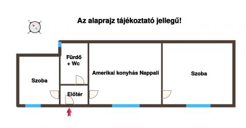 Eladó Lakás 1064 Budapest 6. kerület Belvárosi 3 szobás lakás, remek kiadási lehetőséggel Eladó!