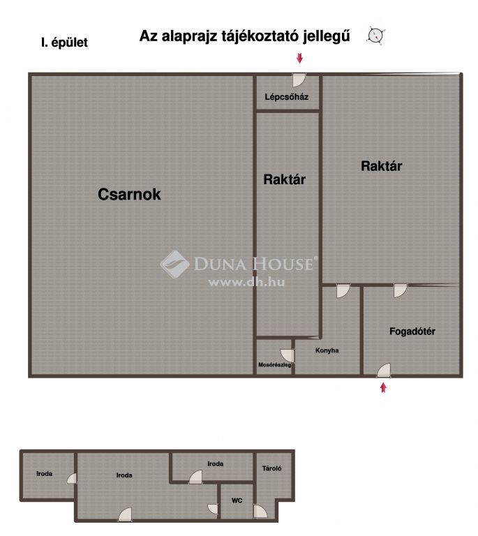2600 Vác , Felújított több szekciós raktár irodákkal — 1/23