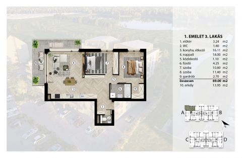 Eladó Lakás 8000 Székesfehérvár , Palotaváros