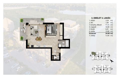 Eladó Lakás 8000 Székesfehérvár , Palotaváros