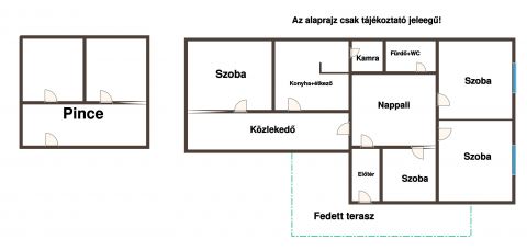Eladó Ház 2760 Nagykáta Nagykáta Víg utcában 132nm-es 4 szobás ház 853nm-es telken 