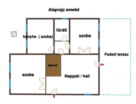 Eladó Ház 1028 Budapest 2. kerület Hidegkúti úton,2 szintes,N+5 hálós ház,nagy telken,autóbeáll