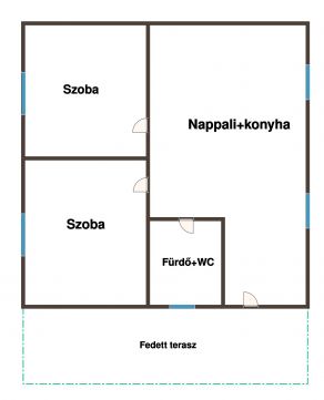 Eladó Ház 5052 Újszász Újszász Penny közelében 67nm-es ház eladó